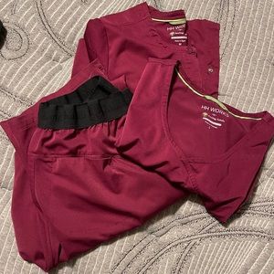 Healing hands wine scrub set